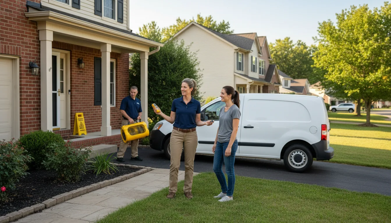 Residential water damage restoration in Cresson, PA